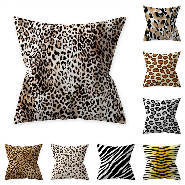 leopard print pillow case