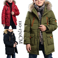 padded, fur coat, Hood, jackets for kids