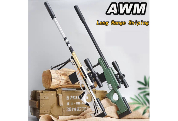 AWM Water Bullets Rifle Kids Xmas Gift toy Gun Water Bomb Safe Kid Toy Gun Game 