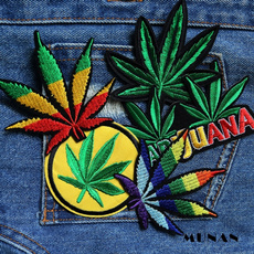 marijuanaleaf, Fashion, leaf, irononpatche