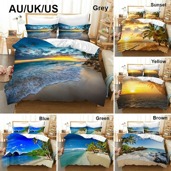 3d Digital Printed Beautiful Scenery Pattern Duvet Cover With Pillow Bedding Set Single Double Twin Full Queen King Size Bed For Bedroom Decor Wish Beautiful Scenery Pattern Duvet Cover, Beautiful King Size Bed Sheets
