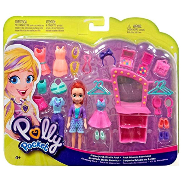 Conjunto Bonecas e Cenário - Polly Pocket - Máquina de Moda Doce - Mattel