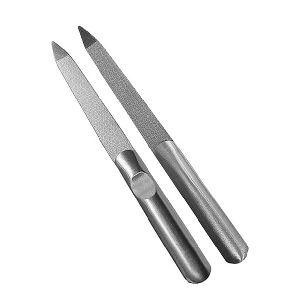 Nail Tools Nail Files Professional Stainless Steel Double-sided Grinding Scrub N 