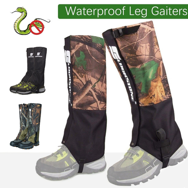 Waterproof Leg Gaiters Camo Breathable Outdoor Snow Ski Boot Legging Cover Wraps Waterproof Leg Gaiters Camo Breathable Outdoor Snow Ski Boot Legging Cover Wraps