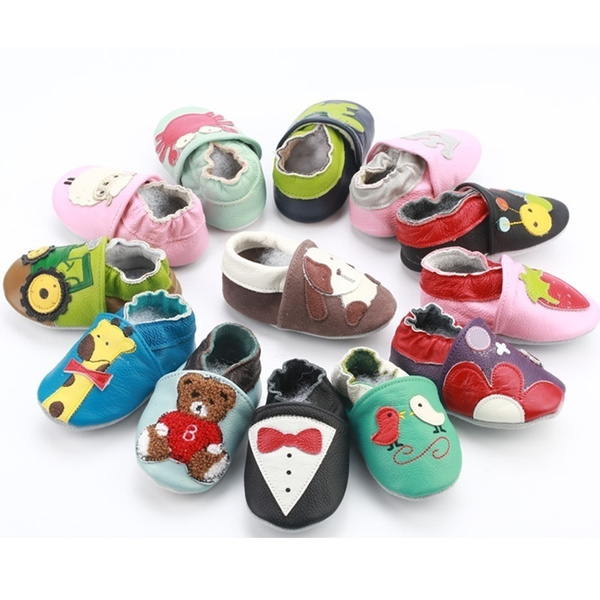 leather first walkers baby shoes