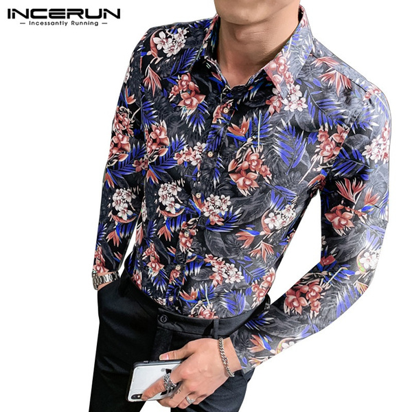 Men's Casual Funny Print Long Sleeve 