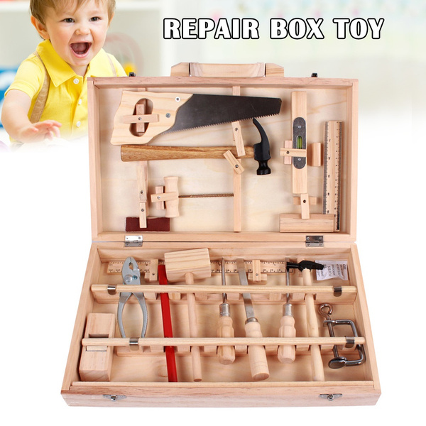 wooden tool box kids