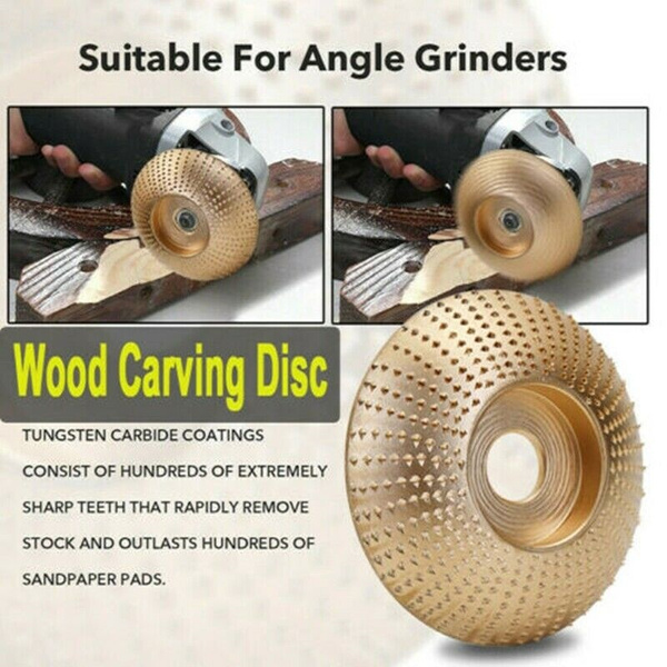 Tungsten Carbide Wood Carving Disc Grinding Wheel Polishing Abrasive Disc #HE 