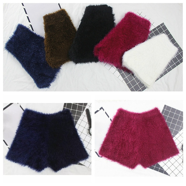 Fluffy booty shorts Clearance