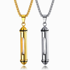 Steel, peturnboxnecklace, Mode, women necklace