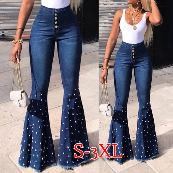 S-3XL Women Fashion High Waist Stretch 