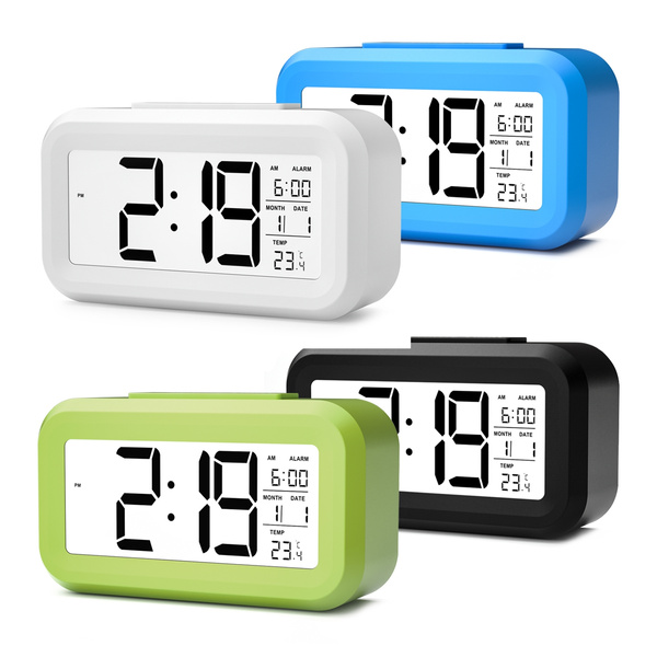 Smart Light Lcd Alarm Clock For, Alarm Clock With Light Dimmer