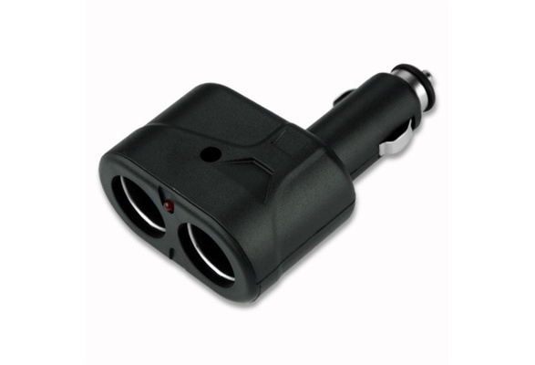 double car cigarette lighter Dual cigarette lighter car Lighter Charger Socket Splitter 12V Car Cigar Lighter  Socket Double Dual Adapter Splitter
