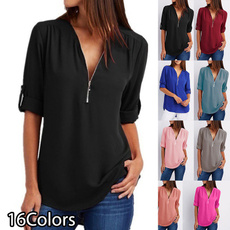 Plus Size, Shirt, Sleeve, Long Sleeve