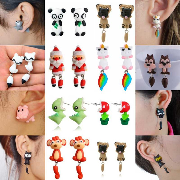 Cute Turtle Screw Back Kids Earrings for Little Girls - Colorful Cubic –  Luna Emilia's