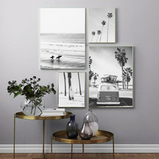 surfposter, modernhomedecor, Home Decor, tropicalcanvaspainting