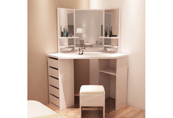 makika corner dressing table