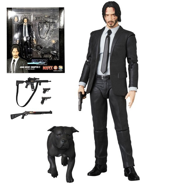 MAFEX John Wick - 16cm Articulated Action Figure Toy