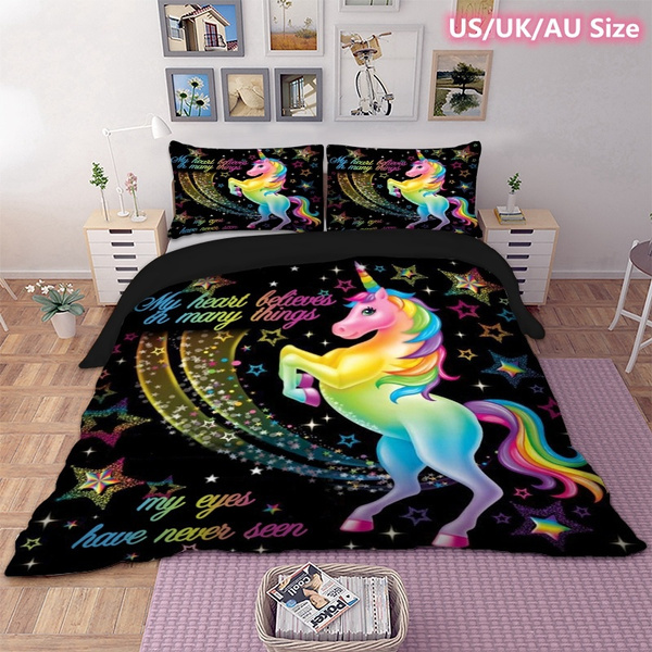 unicorn bed comforter