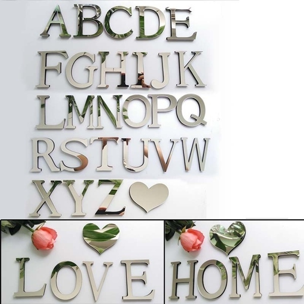 Large Letter Stickers For Walls Wall Design Ideas