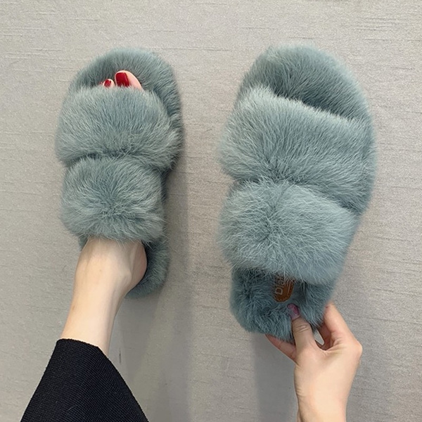 soft furry slippers