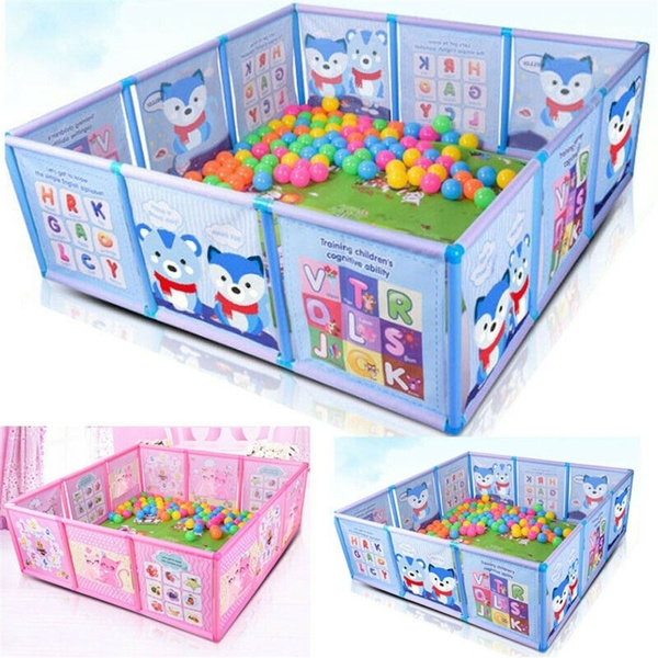 Cartoon Kinder Kinder Spielen Stift Zaun Laufstall Baby Sicherheit Pool Baby Spiel Kleinkind Craw Wish