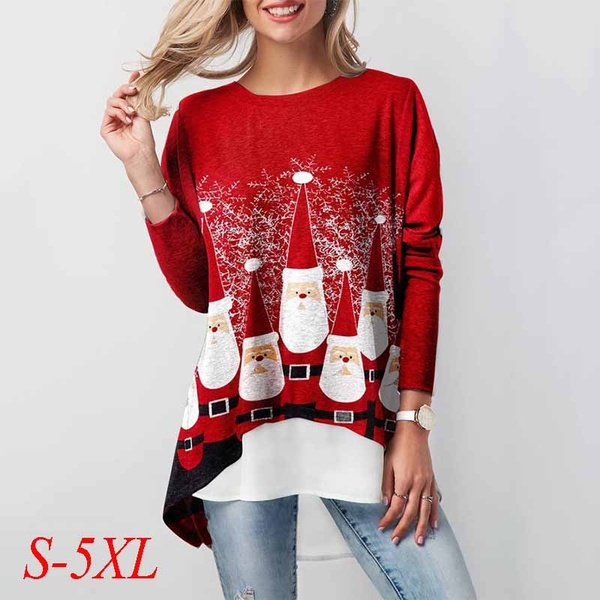 Shirt Snowman T Shirt Women Casual 