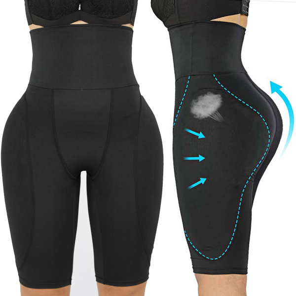 Women's Butt Enhancer Padded Shorts Brief Fajas Compression Body Shaper ...