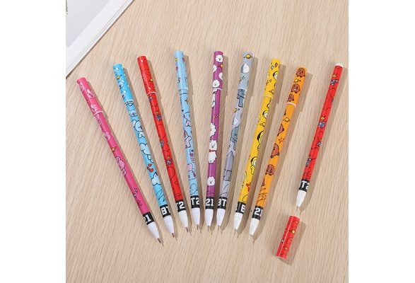 BTS MERCH SHOP, BT21 Cute 10 Color Ballpoint Pen