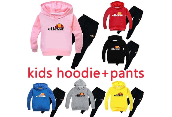 Fashion Ellesse Kid Suits Hoodies and 
