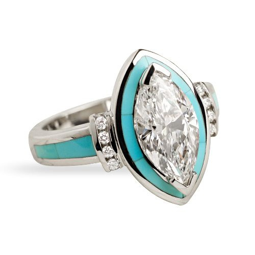 turquoise diamond jewelry