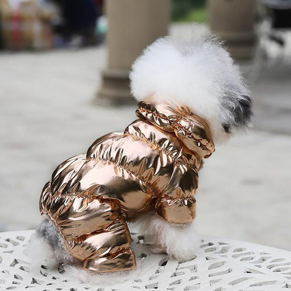Dog Cotton Lined Warm Outfit Jacket 