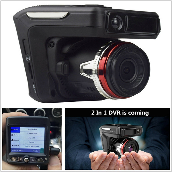 HD 1080P 2'' Car Video Camera Recorder Dash Cam Radar Speed Detector DVR New 