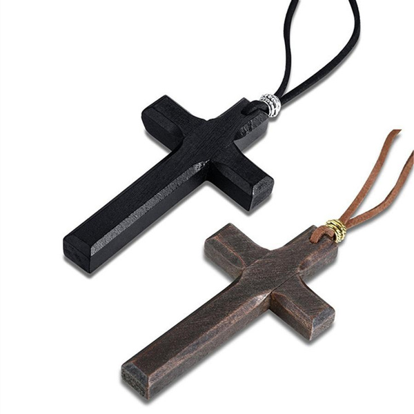 Wooden Cross Necklace/wooden Cross Pendant for Men or Women