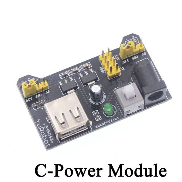 dupontcable, powers, mb102, breadboardboard830point