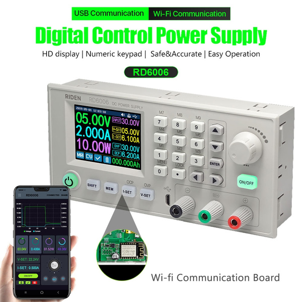 Details about   RD6012 RD6012W USB WiFi DC Voltage Converter Voltmeter 60V 12A Current Step-Down 