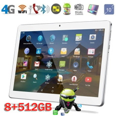 2019 Newest Tablets 10.1 Inch Andoid Tablets with 8+512GB Large Memory Tablet MTK6592 Dual SIM Card Phone 4G Call Wifi Tablets PC