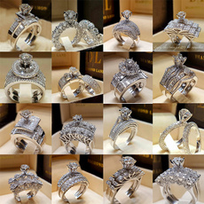 Sterling, Moda, wedding ring, sterling silver