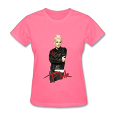 pink, Shorts, art, Slim T-shirt