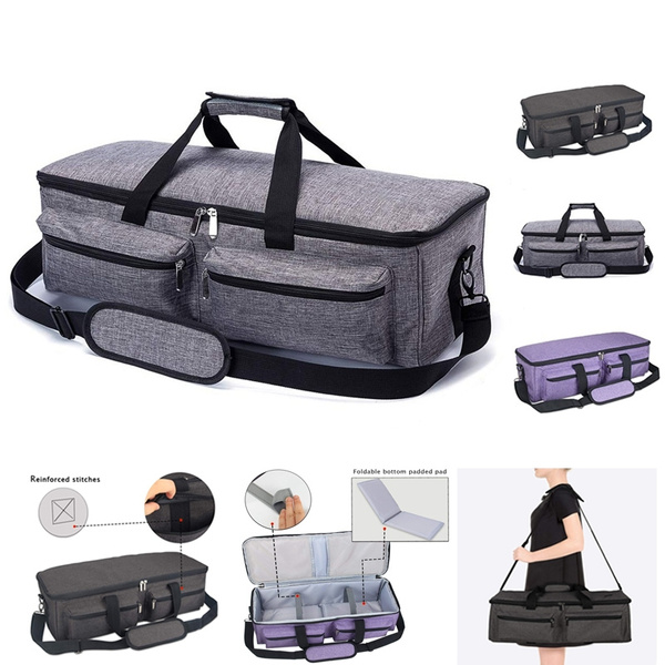 Carrying Bag Compatible with Explore 2, Storage Tote Bag Compatible with  Silhouette Cameo 3 and Supplies Gray 