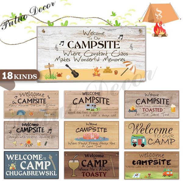 Plaques de camping – Dekorah camping – nom du site
