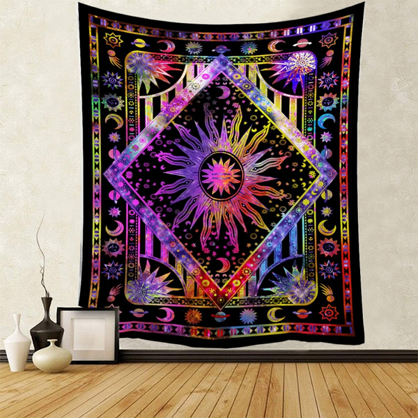 Tie dye sun discount tapestry