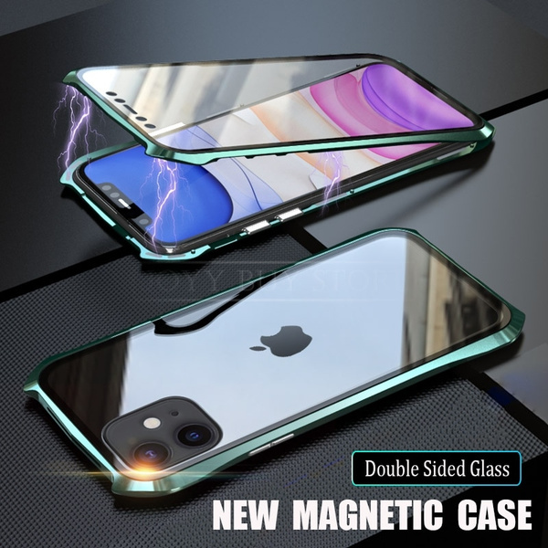 Luxury Metal Magnetic Batman Front Back Tempered Glass Cases For Iphone 11  Pro Max Cases For IPhone 11/Pro/Max Bumper Metal Case | Wish