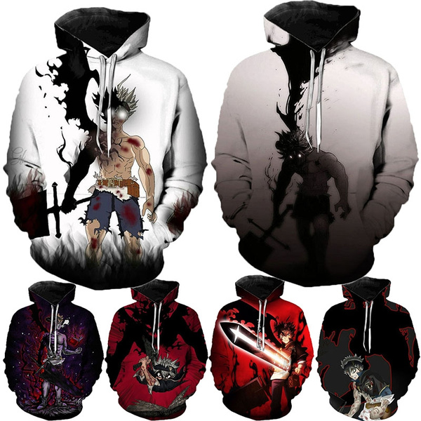 Black clover 2025 hoodie anime