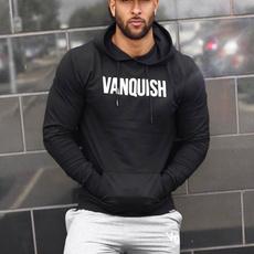 Fashion, pullover hoodie, letter print, Men