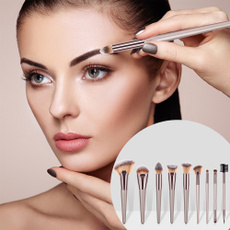 Makeup, Professional Makeup Brushes, Cosmetic Brushes, Wooden