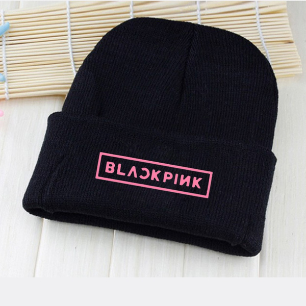 2019 Kpop BLACKPINK IN YOUR AREA Beanie Hat Men's Women's Fan Knitted Cap DU DE 