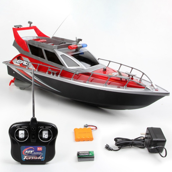 police rc boat