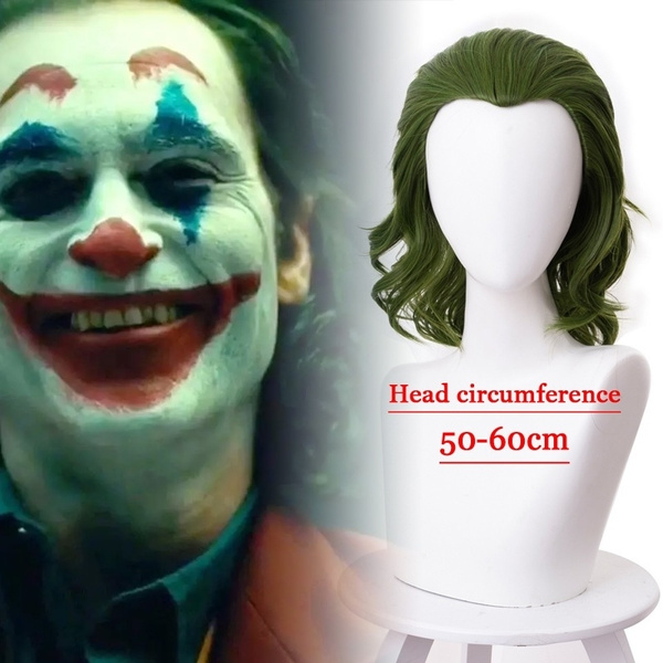 2019 Joker Movie Clown Joker Wig Cosplay Joaquin Phoenix Arthur Fleck ...