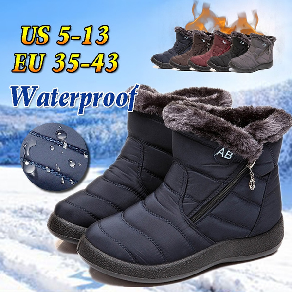 Women's snow boots on sale size 13 wide